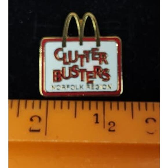 McDonald's Clutter Busters Norfolk Region Pin - New - Picture 3 of 3
